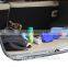 Foldable Nylon Three-Compartment Back Car Organizer , Large Car Trunk Organizer