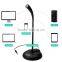 M100 wired noise cancelling turnable microphone for cell phone, laptop, PC with cable winding device