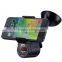 Car FM Transmitter with 360 Degree Phone Holder for iPhone Samsung Smartphones