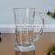 Beer glass mug with emboss logo