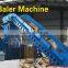 Hot sale EPM-100 horizontal waste hydraulic plastic baling machine