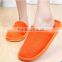 Coral fleece thickening indoor and outdoor home slippers in winter warm wood floor couple cotton slippers