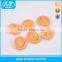 Cleanroom Two Sides ESD Rubber Disposable Light Orange Finger Cot