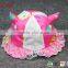 Custom Promotional Girls Kids Hats Lace Cotton Fedora