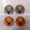 Laser Cut Round Woven Patch/weaving Labels for Hats