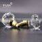 2 1/6 inch clear bling zinc base kitchen dining room furniture glass door lock knobs