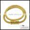 Chameleon 5MM Mesh Chain Stainless Steel Wrap Bracelet with Casted Lock