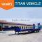 sinotruk heavy equipment 50 ton - 100 ton lowbed truck semi trailer 3 axle