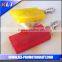 custom logo printed mini key ring rectangle shaped pvc led keychain