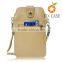 Leather Messenger Cross Body Bag Cell Phone Neck Purse Pouches