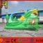 Green forest jungle jumper inflatable bouncer slide, forest water slide
