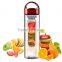 2016 Hot Sale Fruit Infuser Water Bottle/Tritan water bottle/water infuser bottle