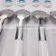 Green Strip Colorful 16Pcs Stainless Steel Cutlery Set With Plastic Handle