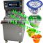 vacuum plastic cheese cup sealing machine/ketchup cup sealing machine/disposable cup sealing machne