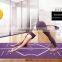 tpe natural rubber custom printed yoga mat