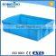 Low price plastic fish container, plastic container with lock, square plastic container wholesale