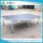 6 square legs portable stage , concert stage , aluminum event stage 4ft x 8ft