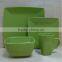 color glazed dinnerware set