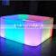 elegant fashionable RGB 16 colors changing led straight bar counter, bar furniture with led light