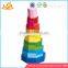 Wholesale high quality wooden stacking tower blocks toy fashionable kids stacking tower blocks W13D039
