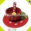 wholesale baby wooden birthday cake set toy, top fashion kids wooden chocolate cake, funny wooden birthday cake set toy W10B101
