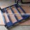 foldable handle flat hand platform truck with four wheel