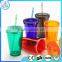 16oz wholesale double wall plastic tumbler