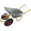 200kg 75L commercial agriculture wheel rim wb6404H wheelbarrow with CE certificate