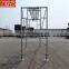 Cross Bracing Slide Lock Pin Scaffolding Sets Steel Frame