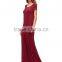 new model casual long dresses Women's Short Sleeve Loose Casual Plain floor length Maxi long dress muslim casual