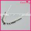 Wholesale black crystal rhinestone necklace WNLC-107