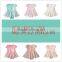 New style baby flower dresses girl baby romper with skirts