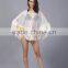 2017 Summer Transparent White Sexy Women Beach Ponchos