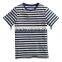 High quality striped blank tshirt no label