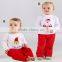 Two Styles Cotton Santa Claus Christmas Baby Boy Clothing Set