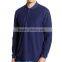Wholesale Long Sleeve Pique Cotton Polo T Shirt