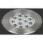12X1W LED inground light