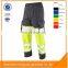 Fashion New Mens reflective Blue wear work trousers with side pocket