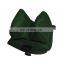Hot Sale Unfilled Front & Rear Green Polyester Sand Bags