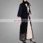 New Arrival Muslim Women Black Abaya Beautiful Design Front Open Cardigan Islamic Ladies Kimono