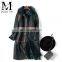 Factory Price Hot Sell Genuine Fur Women Leather Jacket with Sheep Fur Trim Ladies