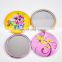 New products for promotional gifts round shape tin pocket mirror