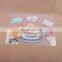 wholesale printed clear plastic pp dinner plate mats
