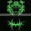 Special design glow in the dark temporary body tattoo sticker