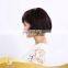 new product 2/33# color low temperature synthetic machine full hair wig