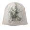 Custom Grey Skull Cap Unisex Fashion Baggy Men Jersey Beanie Stretch Cotton Hat