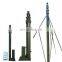 20m electric telecom antenna tower mast with 40kg capacity