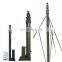 30m Manual Winch And Motorized Telescopic High Mast Tower