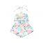 Girl Summer Bow Knot Halter Romper New Cute Baby Photos Baby Boho Jumpers