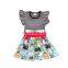 High quality latest kids frock designs girl birthday party children fancy dress